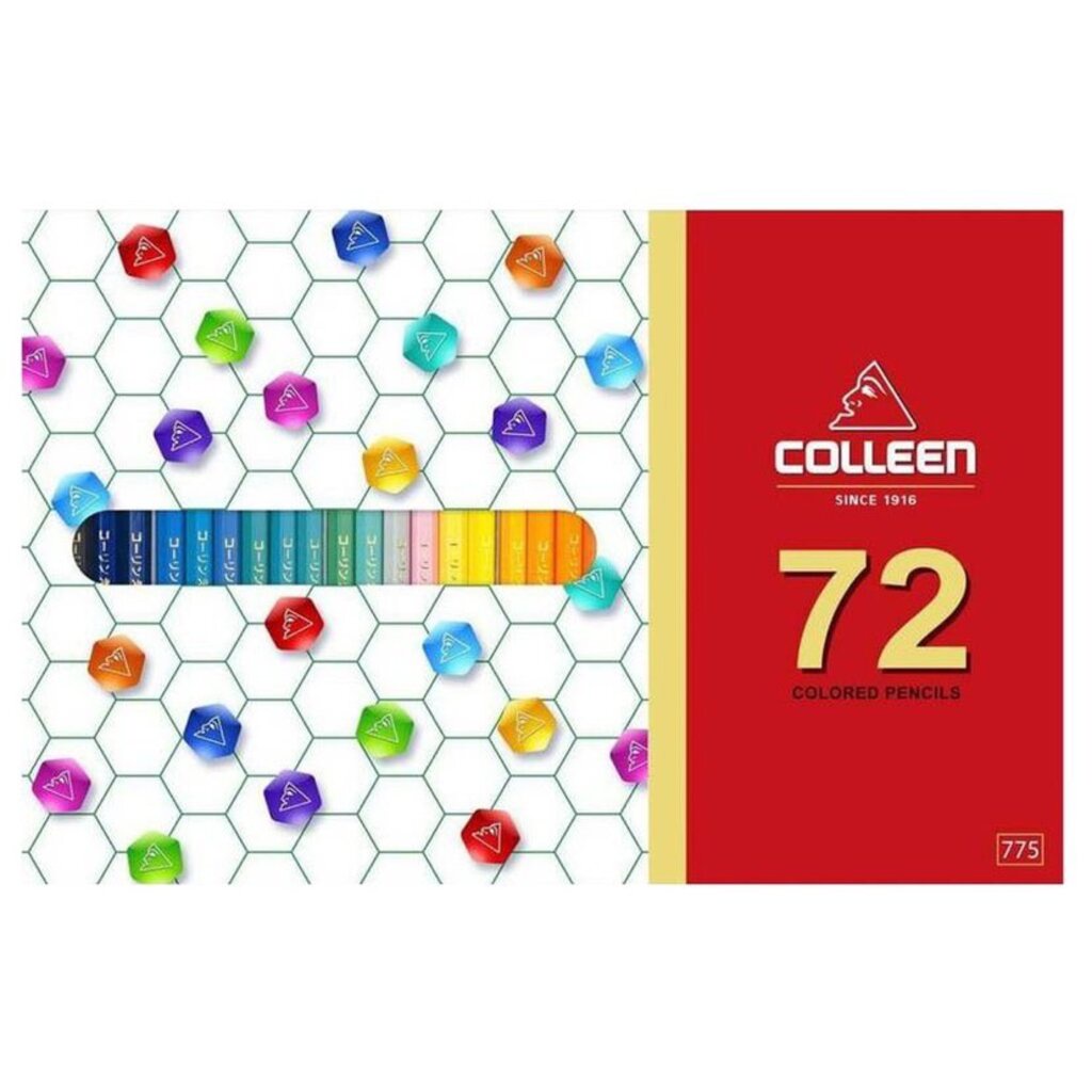 colleen-สีไม้-สีวาดรูป-72สี-หัวเดียว