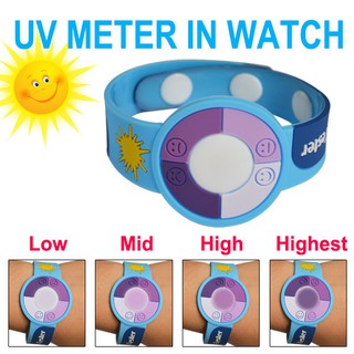 ภาพหน้าปกสินค้าตัววัดความเข้มรังสี UV แบบนาฬิกาข้อมือวัด - UV Tester Watch ที่เกี่ยวข้อง