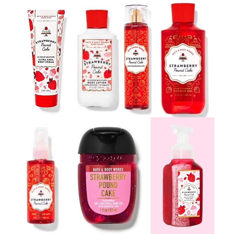 bath-amp-body-works-กลิ่น-strawberry-poundcake-กลิ่นหอมแนวขนมเค้กสตรอเบอรี่หอมหวานน่ากินที่ขายดีที่สุด-แท้-usa