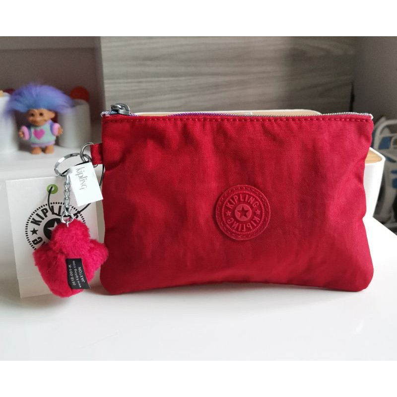 Kipling Viv Pouch Cherry Shopee Thailand