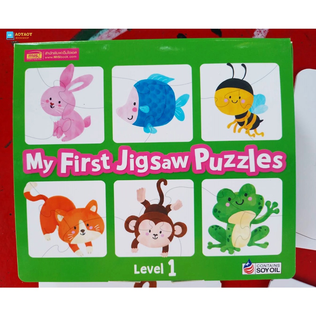 จิ๊กซอว์คำศัพท์-my-first-jigsaw-puzzles-level-1-กระดาษแข็งหนาอย่างดีขาดยาก
