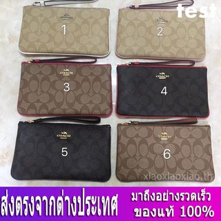 สปอต / Coach F58695 / กระเป๋าสตางค์ผู้หญิง / กระเป๋าเงินเหรียญ / กระเป๋าคลัช