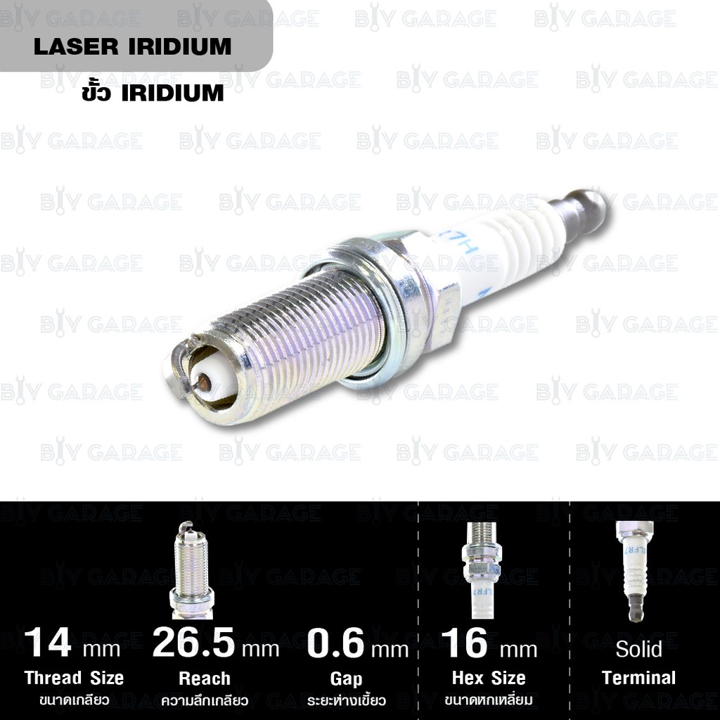 ngk-หัวเทียน-laser-iridium-ilfr7h-4-หัว-ใช้กับรถยนต์-mitsubishi-evolution-ix-2-0l-ct9a-เครื่อง-4g63-made-in-japan