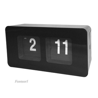 [Fenteer1] นาฬิกาตั้งโต๊ะดิจิตอลสไตล์วินเทจสไตล์โมเดิร์น