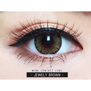 คอนแทคเลนส์ Wink Lens Jewely(Gray,Brown) ค่าสายตา 0.00 ถึง -5.00