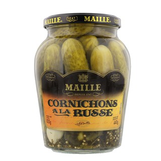 MAILLE Cornichons a La Russe 820 g. แตงกวาดองบรรจุขวด