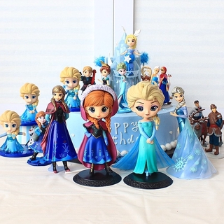 พร้อมส่ง ฟิกเกอร์เจ้าหญิงเอลซ่า แอนนา ดิสนีย์ Frozen 2 สําหรับตกแต่งเค้ก