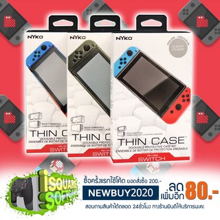 Nintendo Switch Nyko thin case ใส่ด็อกได้ ไม่ต้องถอดเคสออก มาพร้อมฟิล์มกระจก NEWISQU0000 ลดเพิ่ม 80.-