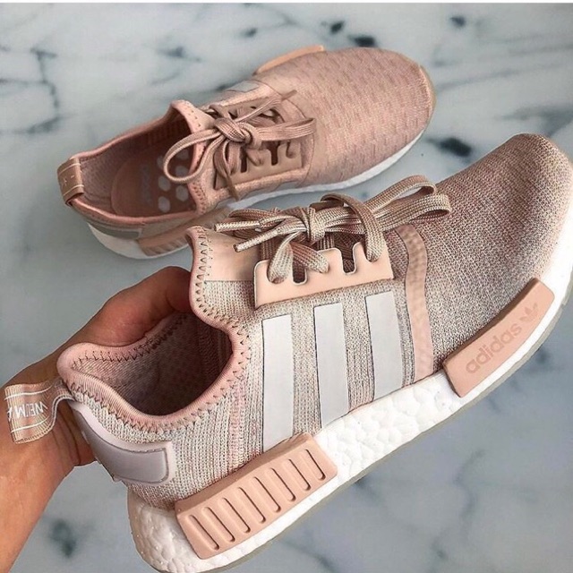 Adidas NMD R1 Ash Pearl / Chalk Pearl / Running White  % | Shopee  Thailand