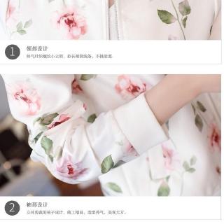 ภาพขนาดย่อของภาพหน้าปกสินค้าเสื้อแจ็คเก็ต เสื้อคลุมแขนยาวกันแดด แฟชั่นเกาหลี ลายดอก แจ็คเก็ต จากร้าน mrgan.th บน Shopee ภาพที่ 6
