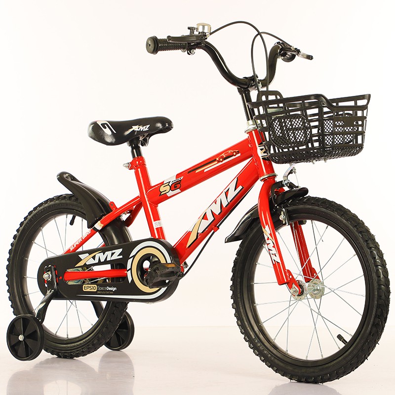 ภาพหน้าปกสินค้าจักรยานเด็ก16นิ้ว (S6) เหล็ก ยางเติมลม มีตะกร้า เหมาะกับเด็ก 3-6 ขวบ