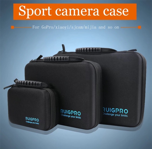 ราคาและรีวิวกระเป๋ากล้องโกโปร Ruigpro Portable Carry Case Accessory Storage Bag for GoPro10 9 8 7