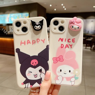 Compatible For Reno 10 Pro+ OPPO A98 A58 A38 A18 A78 A17 A17K A74 A95 A96 A76 A16 A54 A15 A53 A52 A92 A91 A93 A31 A5 A9 2020 A7 A12 A5S F11 F9 เคสโทรศัพท์มือถือซิลิโคน ลายการ์ตูน Kuromi Melody 3 มิติ รวมทุกอย่าง สําหรับ