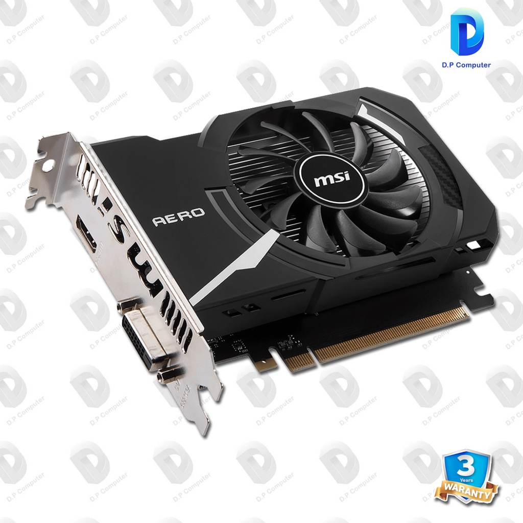 การ์ดจอ-msi-geforce-gt-1030-aero-itx-2gb-ddr4-oc-สินค้าใหม่-รับประกัน-3-ปี