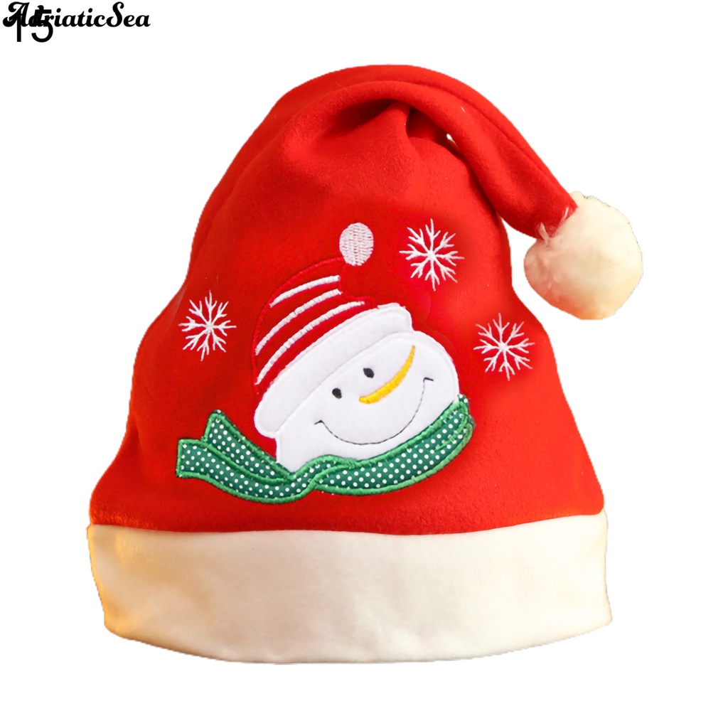 adria-หมวกคริสต์มาสซานตาคลอสกวางเรนเดียสโนว์แมน-43-แบบสําหรับเด็ก
