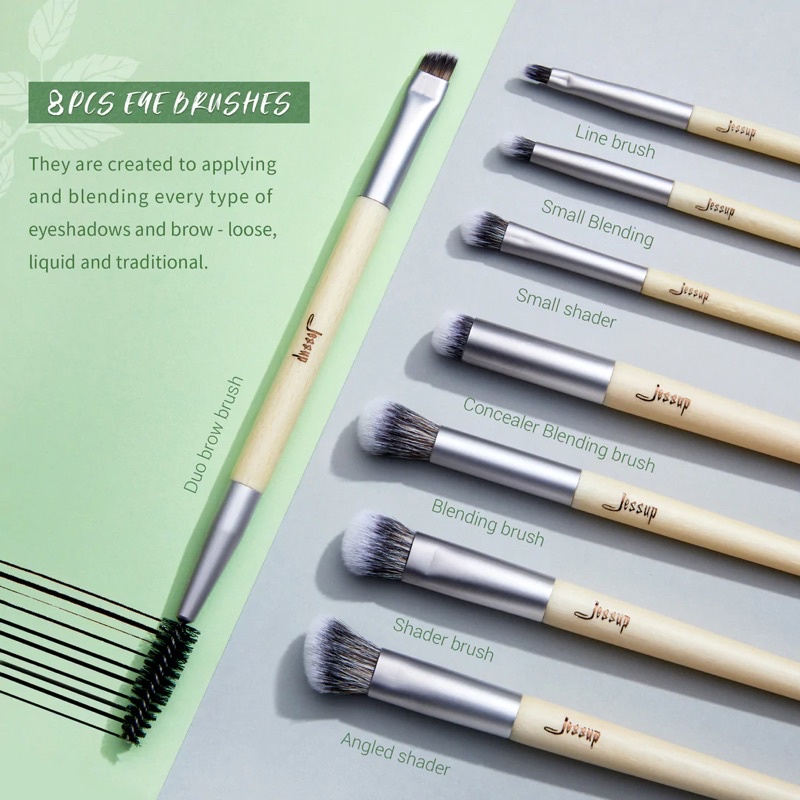 ส่งฟรี-ไม่ใช้โค้ด-แปรงแต่งหน้า-12-ชิ้น-jessup-sustainable-and-eco-friendly-brush-set-low-waste-12pcs-t327