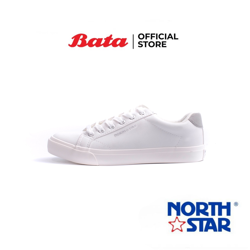 bata-บาจา-ยี่ห้อ-north-star-รองเท้าผ้าใบ-สนีคเคอร์-รองเท้าผูกเชือก-มินิมอล-สำหรับผู้หญิง-รุ่น-las-vegas-สีขาว-5311007