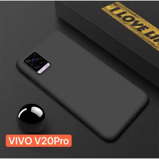 TPU CASE เคสวีโว่ VIVO V20Pro เคสซิลิโคน เคสนิ่ม สวยและบางมาก เคสสีดํา มาใหม่ [ส่งจากไทย]