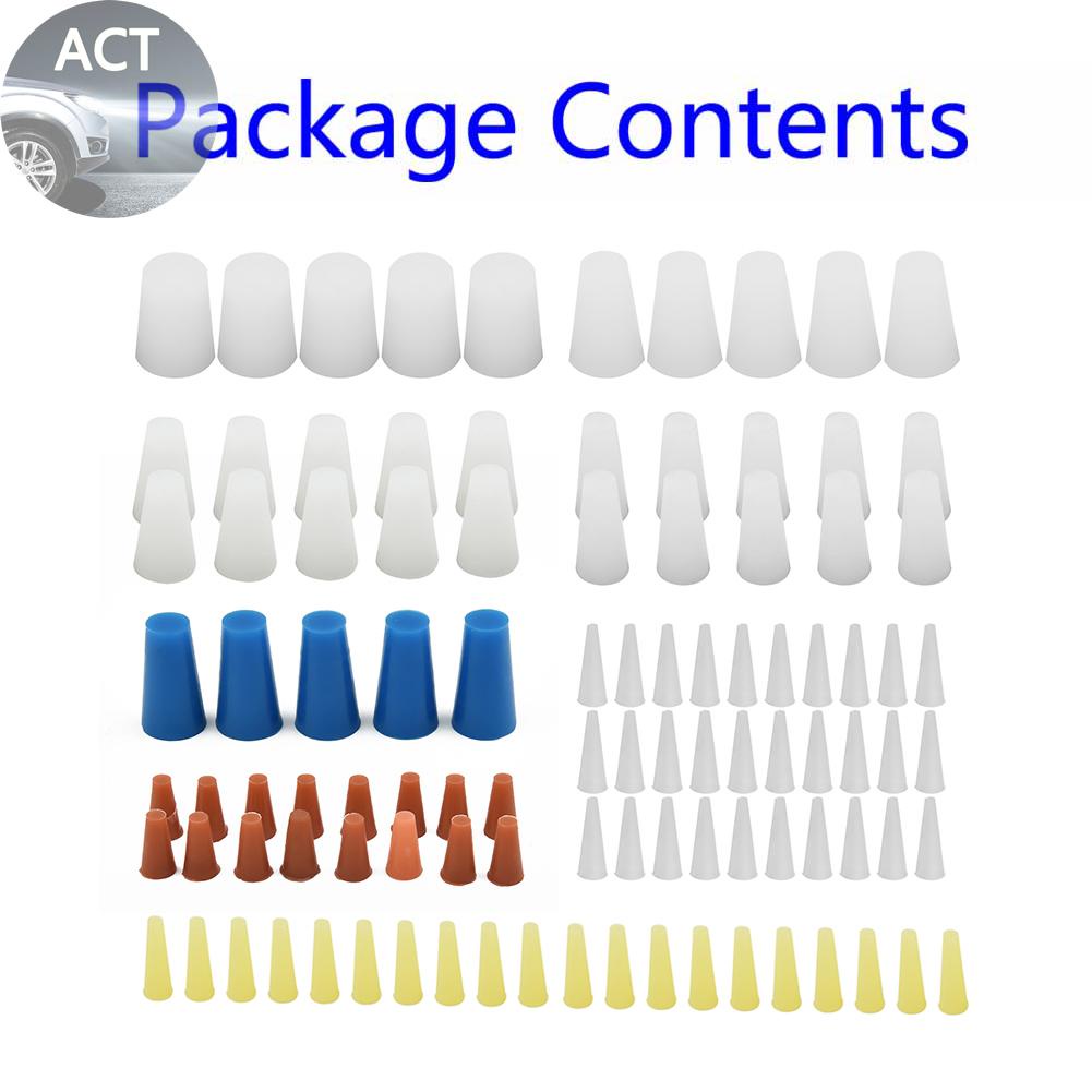 silicone-cone-plugs-lab-powder-coating-100pcs-set-classroom-replacement