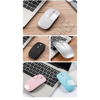 ภาพหน้าปกสินค้าเมาส์ไร้สาย wireless mouse Bluetooth mouse เมาส์บลูทูธ มีแบตในตัว เมาส์ ที่เกี่ยวข้อง