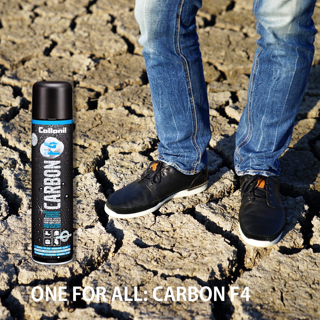 collonil-carbon-f4-300ml-โคโลนิลโฟมน้ำยาทำความสะอาดพร้อมปกป้องในตัวเดียวกัน-สำหรับรองเท้าและกระเป๋า
