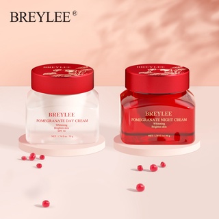 [จัดส่งไว]BREYLEE ครีมทับทิมไวท์เทนนิ่ง มอยส์เจอไรเซอร์ซ่อมแซมริ้วรอย 50 กรัม Anti-aging Whitening Face Cream