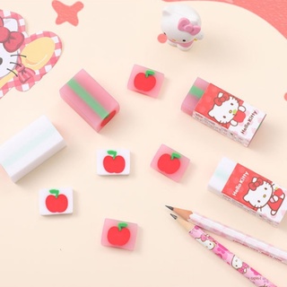 ยางลบ Hello Kitty น่ารักญี่ปุ่น Hello Kitty Eraser แซนวิชยางลบแก้ไขยางลบ ของขวัญเครื่องเขียน