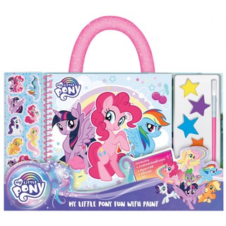 บงกช bongkoch สมุดระบายสี MY LITTLE PONY FUN WITH PAINT + สีน้ำ