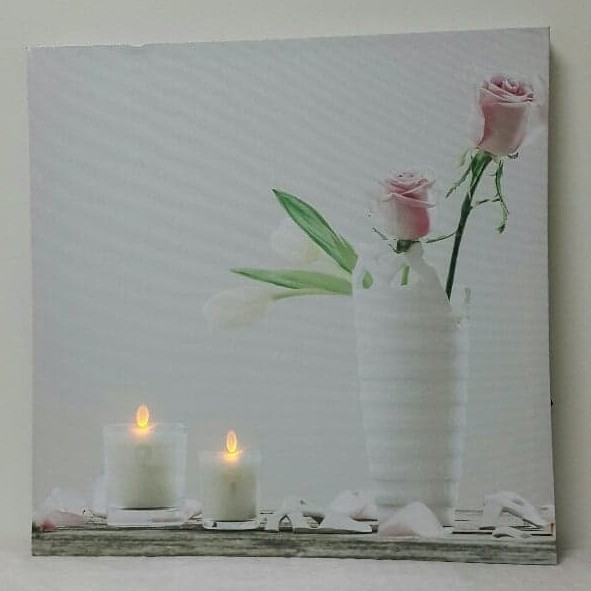 รูปภาพติดผนัง-led-ความหมายดอกไม้ในแจกัน-size-40x40-cm-18213