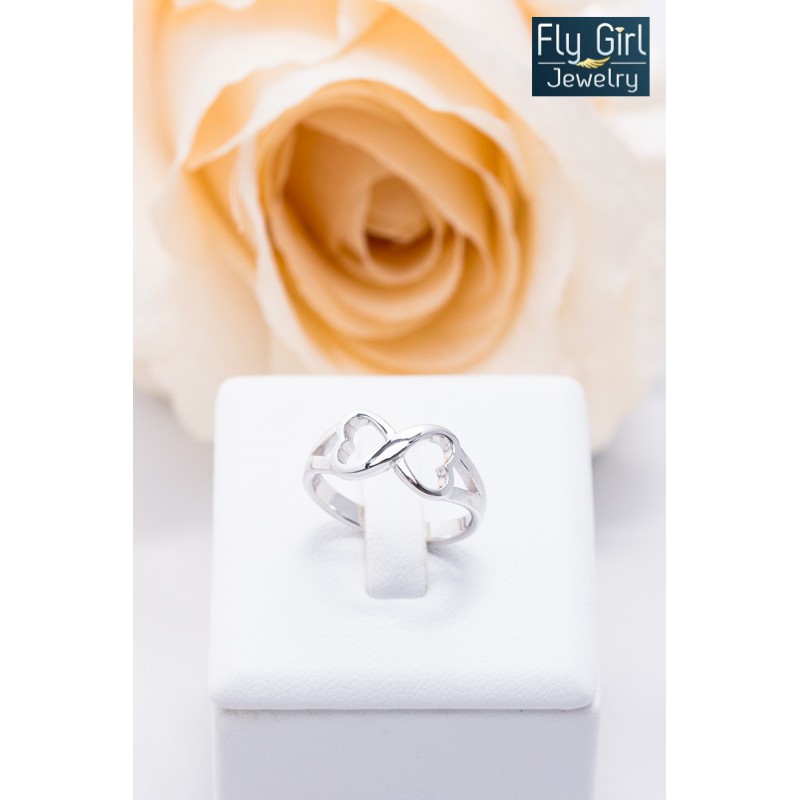 แหวนอินฟินิตี้-สัญญลักษณ์แห่งความเป็นนิรันดร์-เงินแท้ชุบทองคำขาวงานสวยเกรดพรีเมี่ยม-รุ่น-bfr-000014