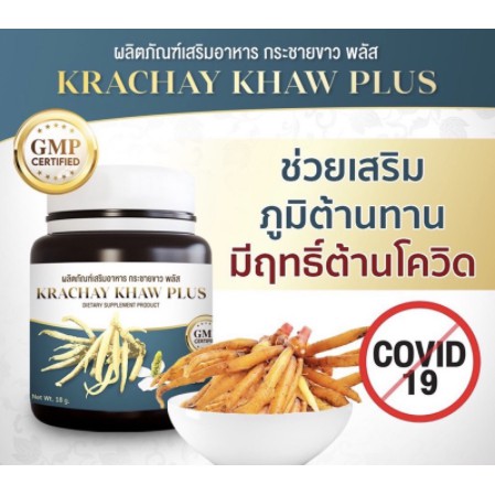 ผลิตภัณฑ์เสริมอาหาร-สารสกัดกระชายขาว-พลัส-krachay-khaw-plus