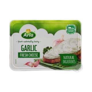 สินค้า อาร์ลา เนเชอรัล เฟรช ครีมชีส ผสมกระเทียมและสมุนไพร 150 กรัม - Natural Fresh Cream Cheese with Garlic and Herbs 150g Arla