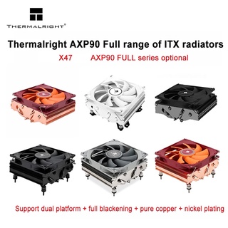 Thermalright AXP90 X47 White/Black AGHP heatpipe ITX CPU cooler fan low profile A4 Case CPU Cooling For intel 115x 1200 AMD AM4