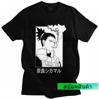 NARUTO เสื้อยืดแขนสั้นพิมพ์ลายการ์ตูนนารูโตะสไตล์ญี่ปุ่นสําหรับผู้ชาย