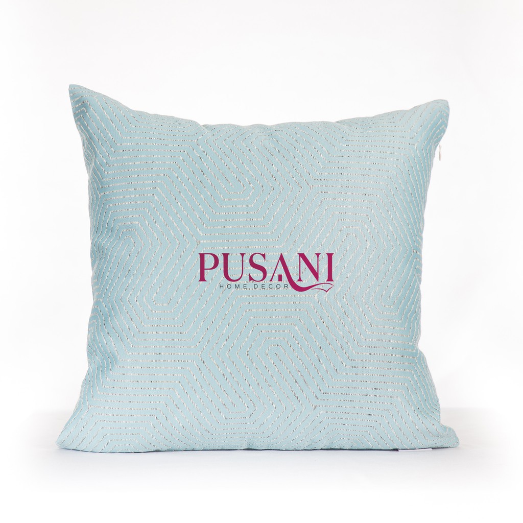 pusani-หมอนอิง-ลาย-เขาวงกต-กราฟฟิก-รุ่น-singular-45x45-cm-สีดำ-สีครีม-สีฟ้า-สีมิ้นท์-สีเทา