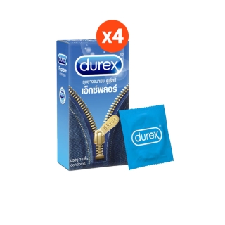 โปรโมชั่น : Durex ดูเร็กซ์ เอ็กซ์พลอร์ ถุงยางอนามัยแบบมาตรฐาน ถุงยางขนาด 52.5 มม. 10 ชิ้น x 4 กล่อง 40 ชิ้น Durex Explore Condom