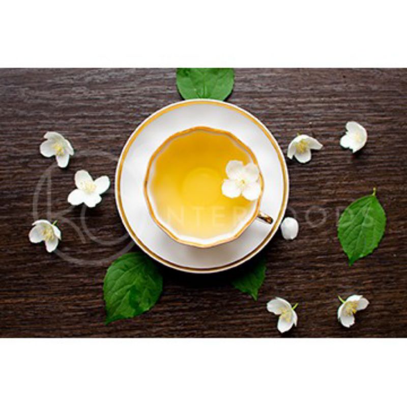 ผงชามะลิชาไทยไม่มีน้ำตาลหวานน้อยหวานมากเติมได้เลยขนาด50กรัม