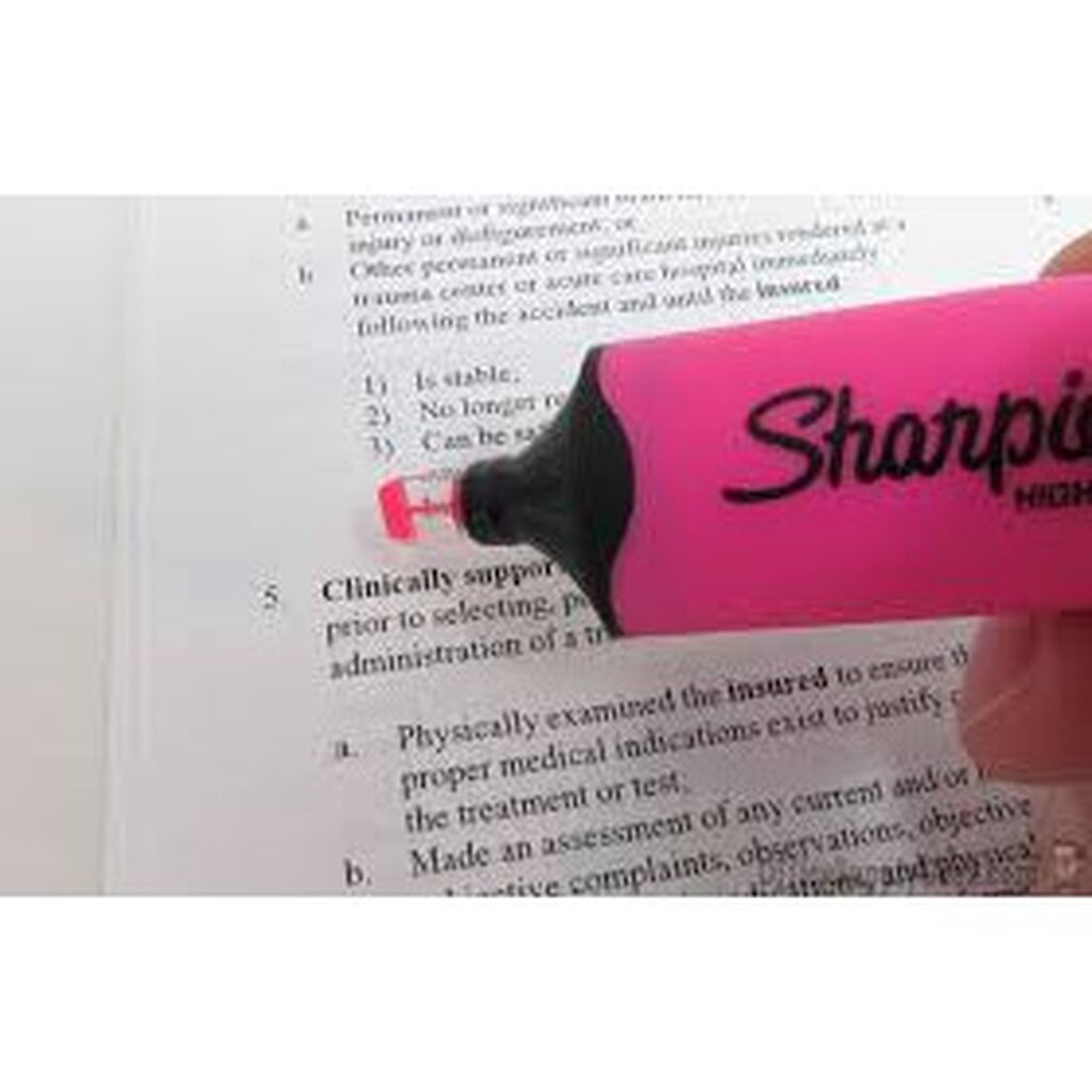 sharpie-clear-view-ไฮไลท์-รุ่นหัวใหญ่-หัวใสมองเห็นได้-หัวหมุนได้-360-องศา