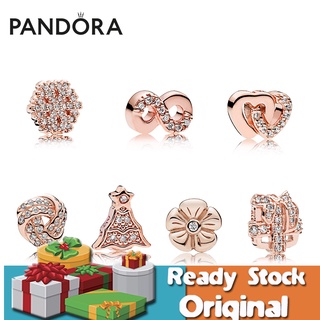 Pandora ชาร์ม สร้อยข้อมือเงิน 925 น่ารัก ขนาดเล็ก ของขวัญวันเกิด สําหรับสุภาพสตรี DIY p825