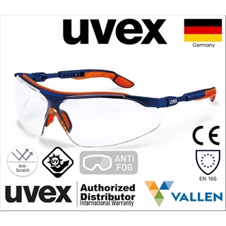ภาพหน้าปกสินค้าUVEX I-VO 9160265 Anti-Mist UV Safety Glasses, Clear Polycarbonate Lens ที่เกี่ยวข้อง
