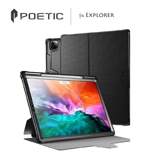 [แท้ พร้อมส่ง] POETIC Explorer เคสกันกระแทก มีที่ใส่ปากกา สำหรับ iPad Pro 12.9"2020