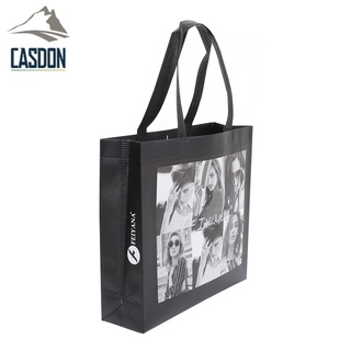 CASDON-ถุงผ้าเอนกประสงค์ ผ้าสปันบอนด์ ใช้แทนถุงพลาสติกได้ Feiyana ของแท้ รุ่น cloth bags