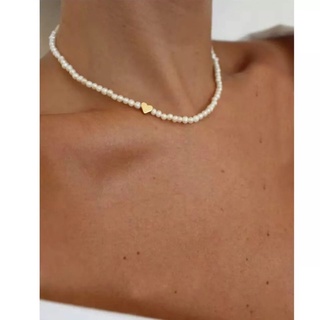 ภาพหน้าปกสินค้า🥳 CHIC - Mini heart & mini pearls 5-6 mm ที่เกี่ยวข้อง