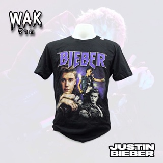 เสื้อยืด Justin Bieber สินค้าลิขสิทธิ์แท้100%สามารถปรับแต่งได้