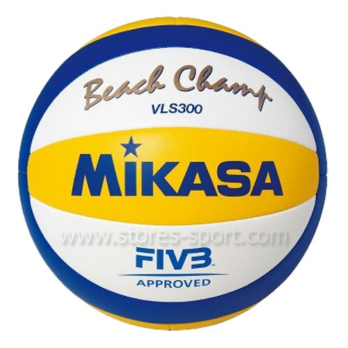 ภาพสินค้าลูกวอลเลย์บอล วอลเลย์บอล ชายหาดหนังเย็บ Mikasa รุ่น VLS300 100% จากร้าน storessport บน Shopee ภาพที่ 2