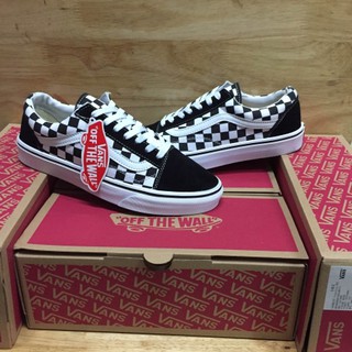 Vans Old Skool Classic Checkerboard Black White