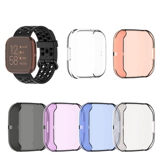 สินค้า เคสนาฬิกาข้อมือ TPU แบบนิ่ม ป้องกันรอย สําหรับ Fitbit Versa 2 Smart Watch Fitbit Versa2