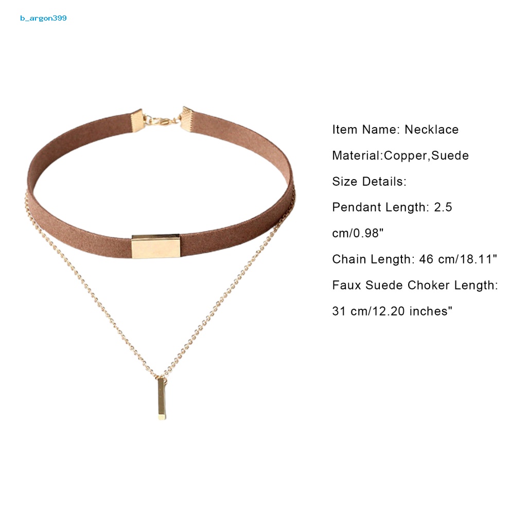 b-argon399-lightweight-choker-necklace-ladies-stylish-multilayer-clavicle-necklace-neck-decoration-for-banquet