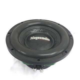 ลำโพงซับวูฟเฟอร์ติดรถยนต์ 10”นิ้ว ลำโพงเบส Subwoofer ยี่ห้อ MAGNUMDIO รุ่น MGN-W10D เบสหนัก เหล็กปั๊ม ราคาต่อดอก