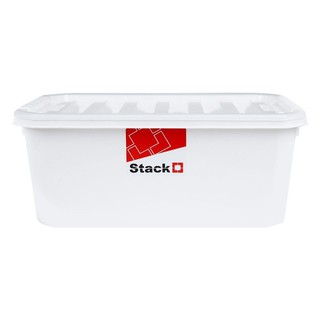 กล่องเก็บของ STACKO FAMILI 16.5 ลิตร สีขาว กล่องเก็บของ STACKO FAMILI 16.5ลิตร สีขาว กล่องเก็บของอเนกประสงค์ สามารถวางซ้